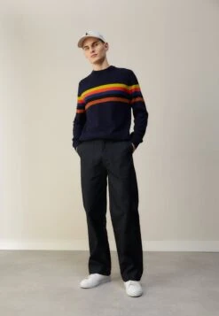 PAUL SMITH Crew Neck - Jersey De Punto - Dark Blue -Blen Ropa Comercio f6930db4d42143de9f2ba6a94184c5c2