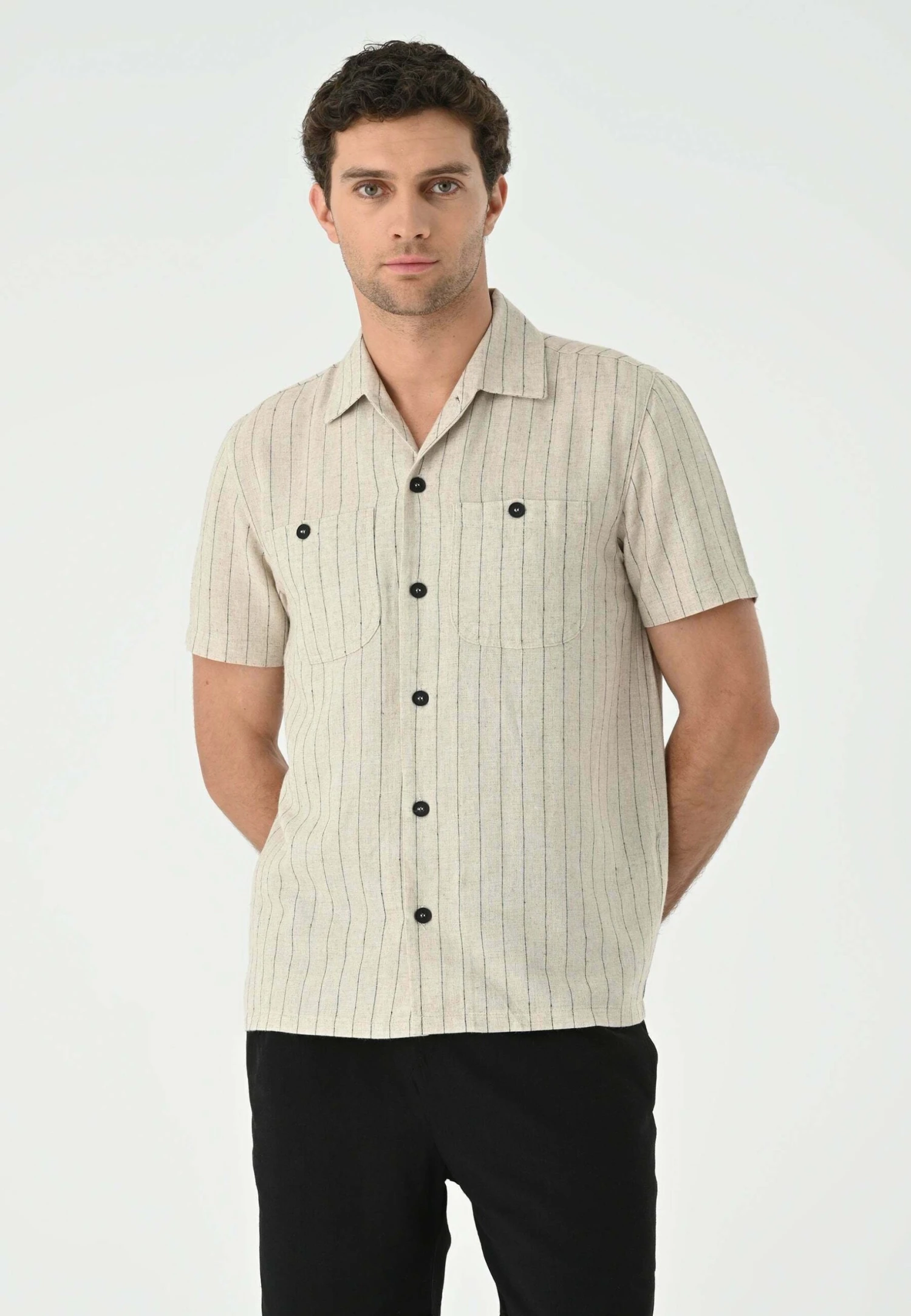Short Sleeve- Camisa - Ecru 3 Short Sleeve- Camisa - Ecru