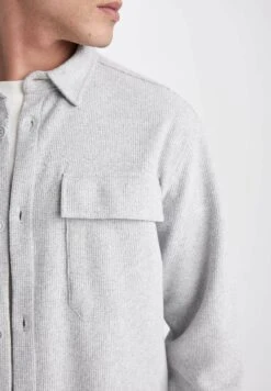 DeFacto Relax Fit - Camisa - Grey -Blen Ropa Comercio f8dfbbc727f04a5f924f9e0ce753f7fd