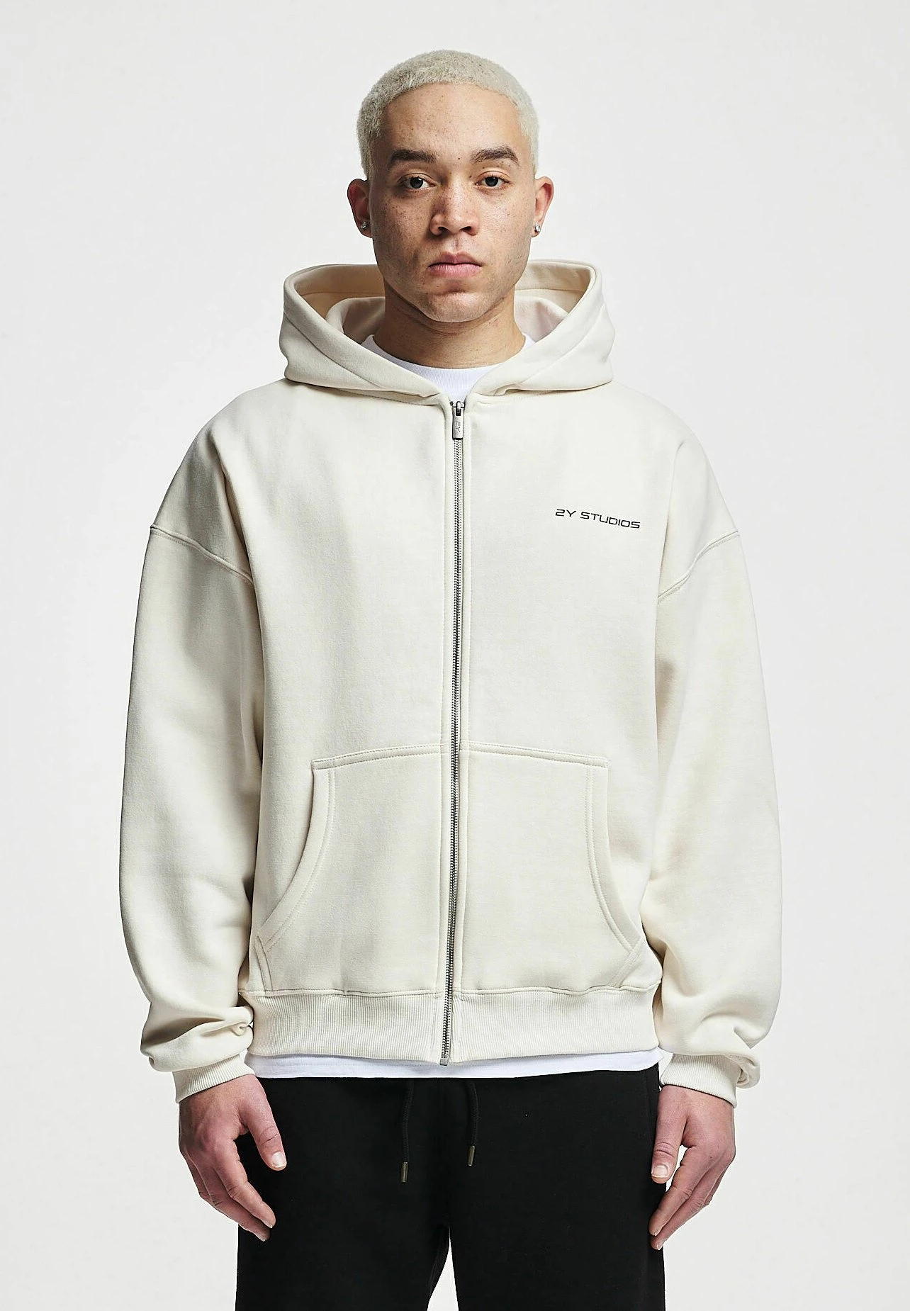 Last For Life - Sudadera Con Cremallera - Off White 5 Last For Life - Sudadera Con Cremallera - Off White - Imagen 3