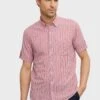 Comfort Fit Puckered - Camisa - Burgundy 1 Comfort Fit Puckered - Camisa - Burgundy -Blen Ropa Comercio f9646a8a808f402cac578e024d1d4a3f