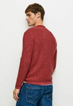 Pepe Jeans Steven - Jersey De Punto - Burnt Red -Blen Ropa Comercio fa6acec758784385ba6a7e04869b9c03