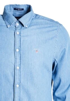 Gant Slim Indigo Bd - Camisa - Semi Light Blue 8 Gant Slim Indigo Bd - Camisa - Semi Light Blue -Blen Ropa Comercio ff3655d976ae42da99a8770426b76c2c